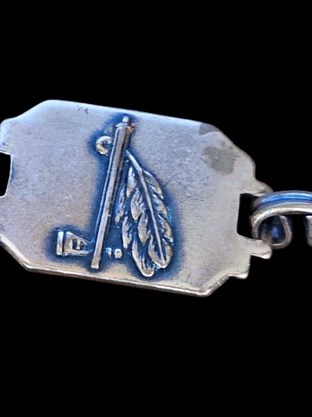 Vintage Copper Native American Theme Link Bracelet Buffalo Eagle Chief 7" - Picture 4 of 14